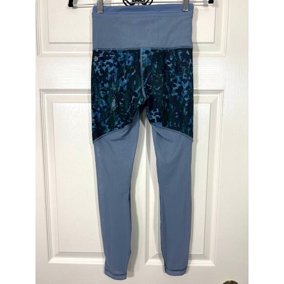 Lululemon Running in the City Floral 7/8 Tight Leggings Size 2 - Picture 3 of 8